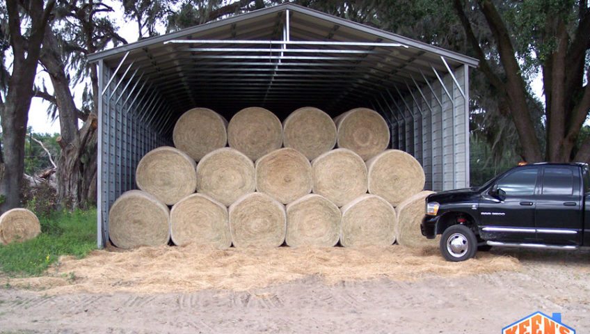 Hay Barn Front View
