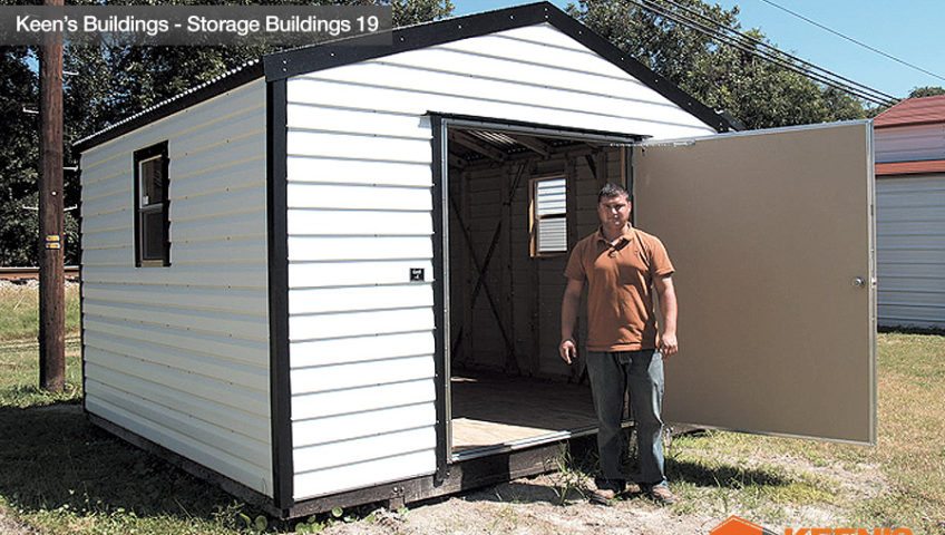 Keens Buildings 12x12 outdoor shed 19