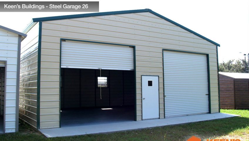 Keens Buildings Steel Garage 26
